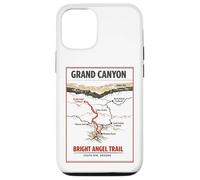 Custodia per iPhone 12/12 Pro Luminoso Angelo Trail Vintage Mappa Grand Canyon South Rim Az