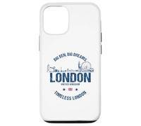 Custodia per iPhone 12/12 Pro Luoghi d'interesse di Londra Viaggio nel Regno Unito