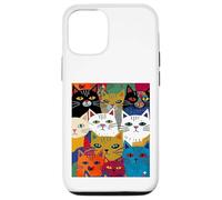 Custodia per iPhone 12/12 Pro Maglietta per gli amanti dei gatti per coloro che amano gli animali domestici e la natura.