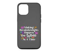 Custodia per iPhone 12/12 Pro Making Breakthroughs One Syllable At A Time Speech Therapy
