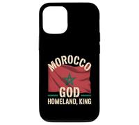 Custodia per iPhone 12/12 Pro Marocco Bandiera Dio Patria Re Orgoglio Nazionale Patrimonio