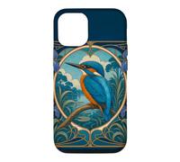 Custodia per iPhone 12/12 Pro Martin Pescatore - Kingfisher Art Nouveau