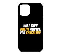 Custodia per iPhone 12/12 Pro Matematica, Insegnante divertente darà consigli di matematica per il cioccolato