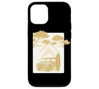 Custodia per iPhone 12/12 Pro Méhari Surf Adventure Retro Utility Car Costa Ouest