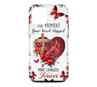 Custodia per iPhone 12/12 Pro Memorial Cardinal Il momento in cui il tuo cuore si è fermato per sempre Arte