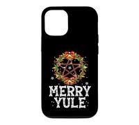 Custodia per iPhone 12/12 Pro Merry Yule - Winter Solstice - Holly Pentagram - Gift