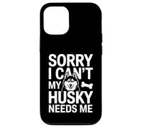 Custodia per iPhone 12/12 Pro Mi dispiace non posso il mio husky ha bisogno di me amante degli husky