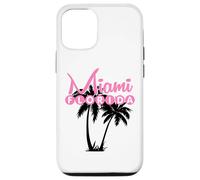 Custodia per iPhone 12/12 Pro Miami Florida Stati Uniti Retro Palme