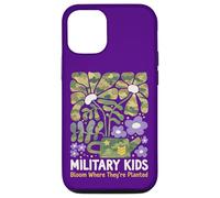 Custodia per iPhone 12/12 Pro Militare Kid Tarassaco Bloom Dove Sono Piantati Viola Up