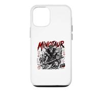Custodia per iPhone 12/12 Pro Minotauro Labirinto Sangue Antico Mostro Greco