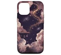 Custodia per iPhone 12/12 Pro Mistico cielo notturno grafico Pozioni incantate e celesti
