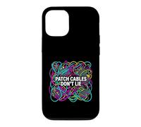 Custodia per iPhone 12/12 Pro Modular Synthesizer Patch Cables Don't Lie