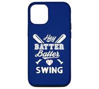Custodia per iPhone 12/12 Pro Mom Baseball Batter Batter Swing Hey Game Day Baseball Lover