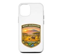 Custodia per iPhone 12/12 Pro Monte Kilimangiaro Tanzania Monte Kilimanjaro Monte