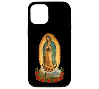 Custodia per iPhone 12/12 Pro Monumenti iconici di Guadalupe, Popocatépetl e Città del Messico