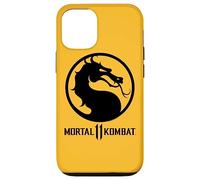 Custodia per iPhone 12/12 Pro Mortal Kombat 11 Dragon Black Logo