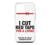 Custodia per iPhone 12/12 Pro MPA I Cut Red Tape Laurea Amministrazione Pubblica