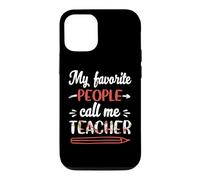 Custodia per iPhone 12/12 Pro My Favorite People Call Me Teacher Funny School Teachers