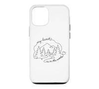 Custodia per iPhone 12/12 Pro My Heart Is In The Woods Forest Nature Enthusiast