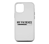 Custodia per iPhone 12/12 Pro My Patience Loading Bar Sarcastic Funny Humor