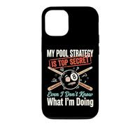 Custodia per iPhone 12/12 Pro My Pool Strategy Is Top Secret I Don't Know What I'm Doing