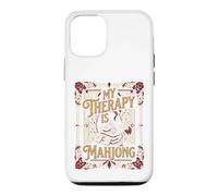 Custodia per iPhone 12/12 Pro My Therapy Is Mahjong Player Tile Game Art