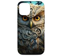 Custodia per iPhone 12/12 Pro Mystical Fantasy Owl - Magico bosco Steampunk Art