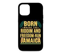 Custodia per iPhone 12/12 Pro Nato dove Riddim e la libertà corrono l'indipendenza giamaicana