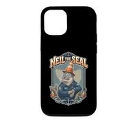 Custodia per iPhone 12/12 Pro Neil The Seal Tasmania Traffic Cone Menace