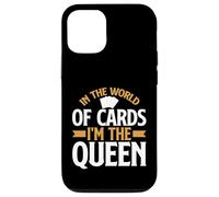 Custodia per iPhone 12/12 Pro Nel mondo delle carte nella Queen Trading Card
