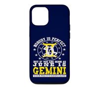 Custodia per iPhone 12/12 Pro Nessuno è perfetto giugno 15 Gemini Birthday Zodiac Oroscopo