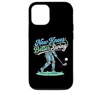 Custodia per iPhone 12/12 Pro New Knees Better Swing Pensionato Golfista Ginocchio Sostituzione
