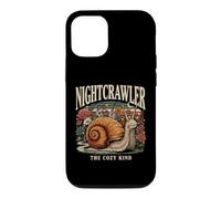 Custodia per iPhone 12/12 Pro Nightcrawler The Cozy Kind Garden Nature Lumaca