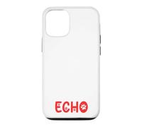 Custodia per iPhone 12/12 Pro Nome gatto Echo Gifts All I Need Is Coffee Cat Named Echo