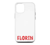 Custodia per iPhone 12/12 Pro Nome gatto Florin Gifts All I Need Is Coffee Cat Named Florin