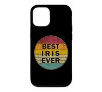 Custodia per iPhone 12/12 Pro Nome personalizzato Iris I love Iris Retro Vintage Style