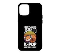 Custodia per iPhone 12/12 Pro Non ascolto K-Pop A volte dormo Kawaii K-Pop Anime