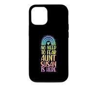 Custodia per iPhone 12/12 Pro Non c'è bisogno di temere zia Susan è qui Nome Rainbow Auntie