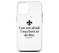 Custodia per iPhone 12/12 Pro Non ho paura di essere nata per fare questa Joan of Arc Ink Black