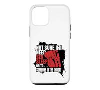 Custodia per iPhone 12/12 Pro Non sono sicuro se ho bisogno di dormire sesso o qualcuno in gola.