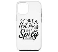 Custodia per iPhone 12/12 Pro Non sono un disastro, sono un disastro piccante Mamma Papà