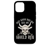 Custodia per iPhone 12/12 Pro Nordic Viking: That Which Does Not Kill Me Should Run