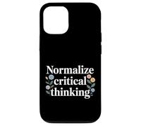 Custodia per iPhone 12/12 Pro Normalize Critical Thinking Logic Thoughts Mindset -