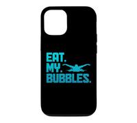 Custodia per iPhone 12/12 Pro Nuoto Mangia le Mie Bolle Divertente Nuotatore Nuot