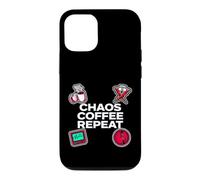Custodia per iPhone 12/12 Pro Nurse Life Chaos Coffee Repeat ER Medical
