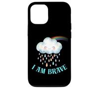 Custodia per iPhone 12/12 Pro NUVOLA, SIMPATICO REGALO PER IL CORAGGIO, SONO CORAGGIOSO