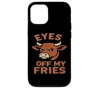 Custodia per iPhone 12/12 Pro Occhi fuori dalle mie patatine fritte - Angry B