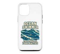 Custodia per iPhone 12/12 Pro Ocean Swimmer La piscina è per la pratica in acque libere