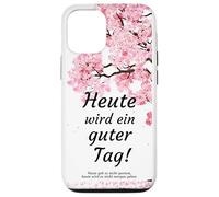 Custodia per iPhone 12/12 Pro Oggi è una bella giornata, soddisfazione, tedesco