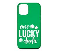 Custodia per iPhone 12/12 Pro One Lucky Dada, regalo per San Patrizio, colore: verde e scuro